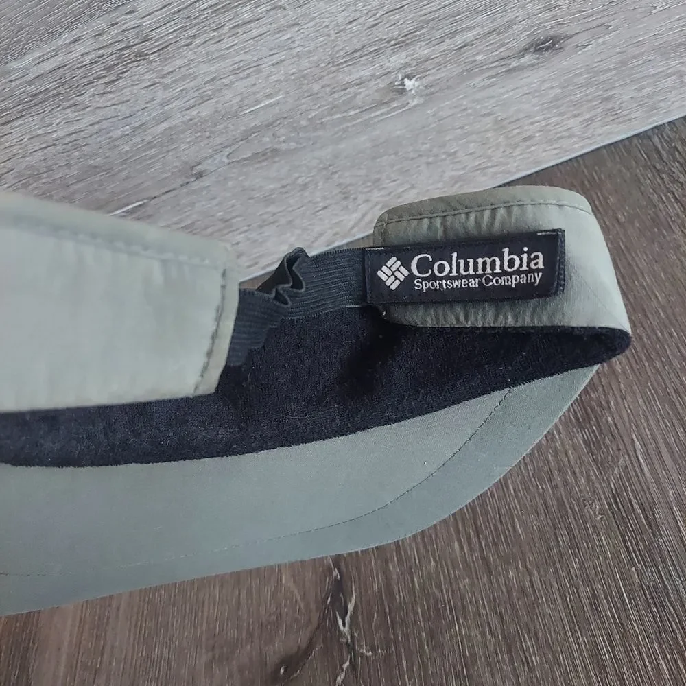 Vintage Columbia Visor Gray OSFA Unisex